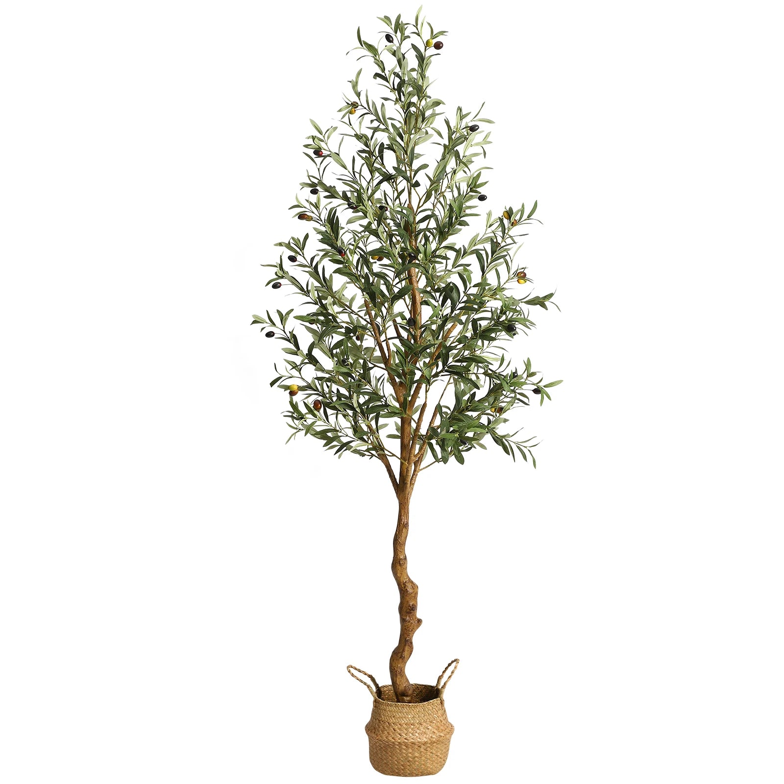 Artificial Olive Tree (4 ft/5 ft/6 ft) – Lifelike Faux Potted Plant for Home, Bedroom & Office Decor