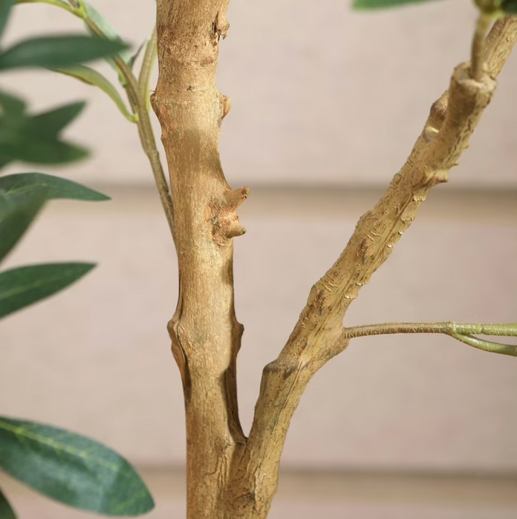 Artificial Olive Tree Lifelike Faux Potted Plant for Home, Bedroom & Office Decor