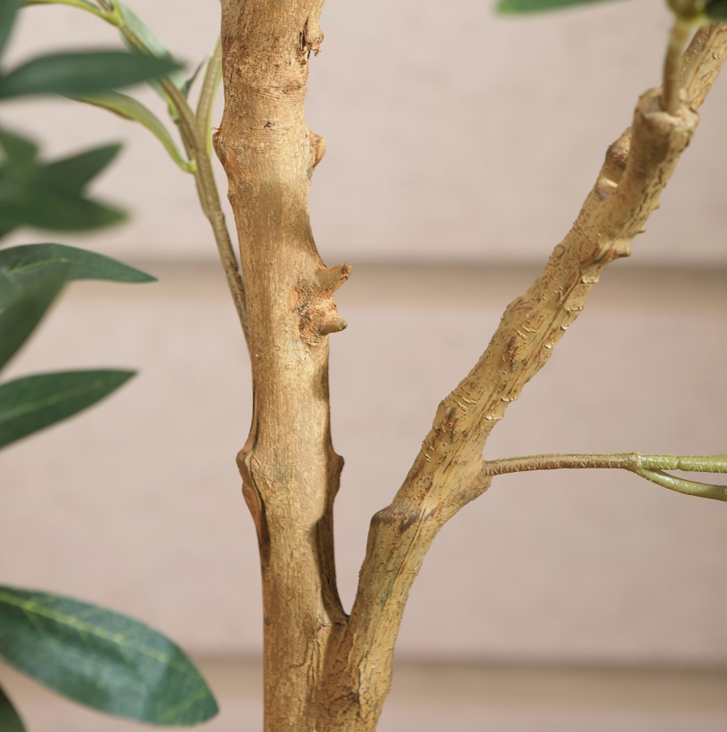 Artificial Olive Tree Lifelike Faux Potted Plant for Home, Bedroom & Office Decor