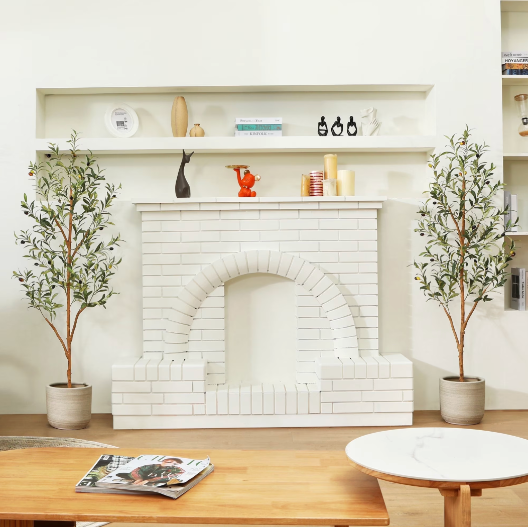 Artificial Olive Tree Lifelike Faux Potted Plant for Home, Bedroom & Office Decor