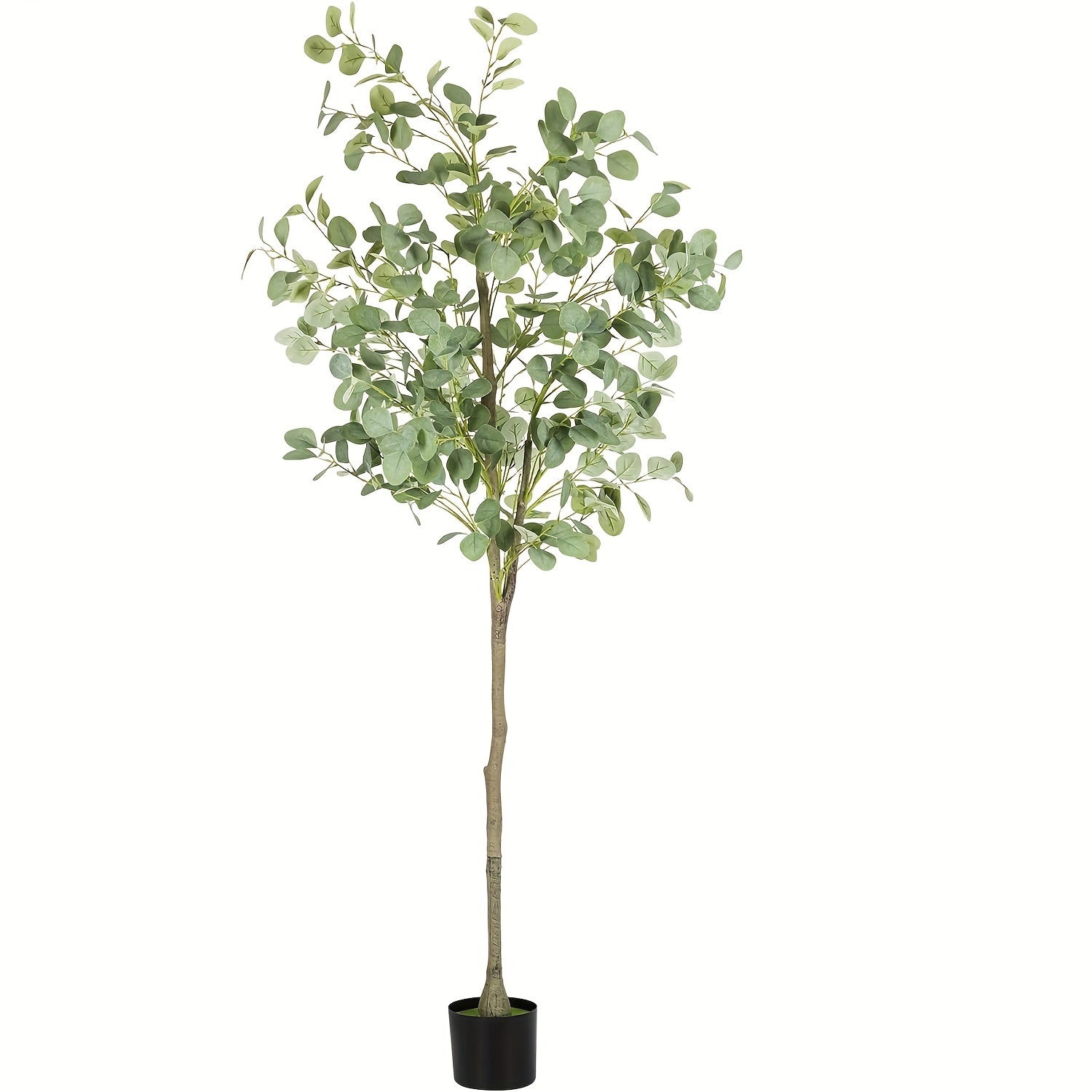 6 Foot Artificial Eucalyptus Tree Lifelike Faux Plant Decor for Living Room, Bedroom, Office & Entryway