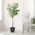 6 Foot Artificial Eucalyptus Tree Lifelike Faux Plant Decor for Living Room, Bedroom, Office & Entryway
